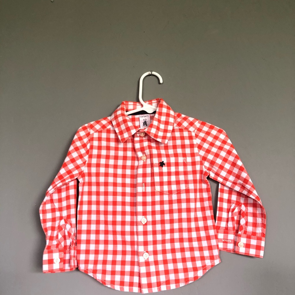 Boy’s carter shirt, size 12M